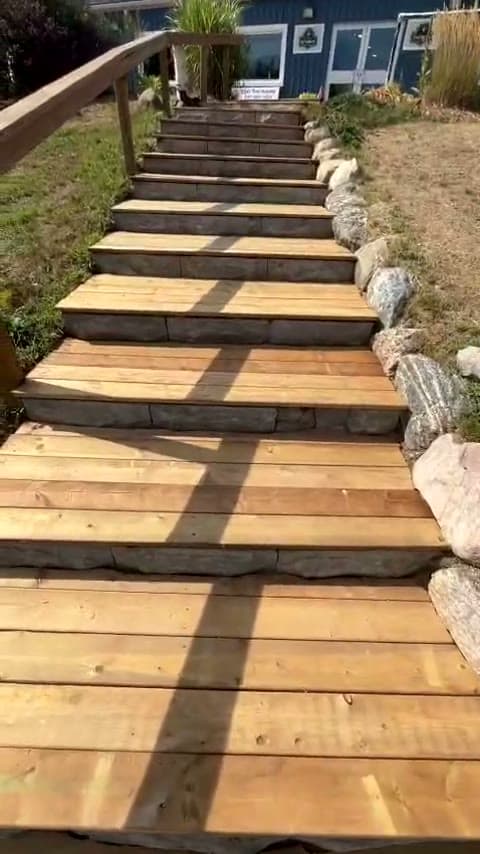 Fence run installation — Global Construction Homes job site